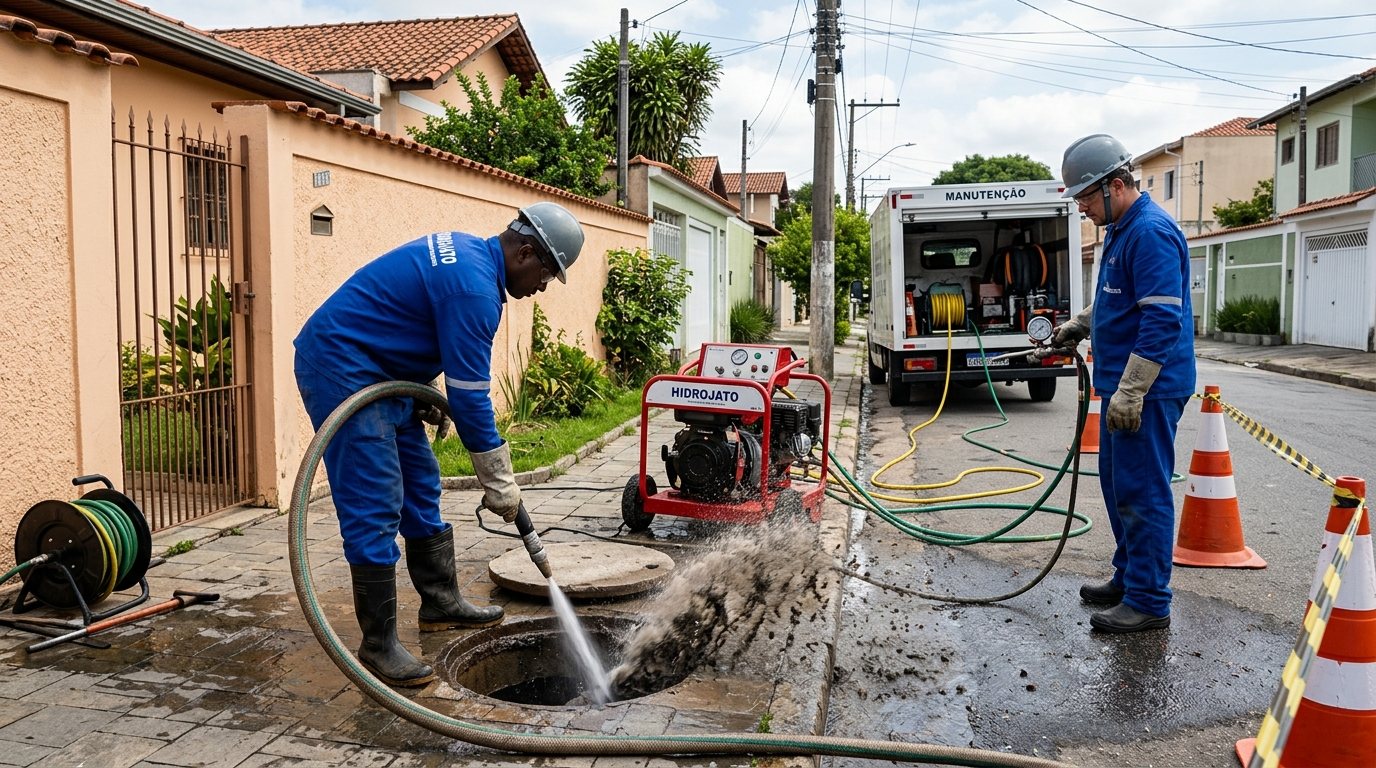 Hidrojateamento Residencial em Taubaté‑SP
