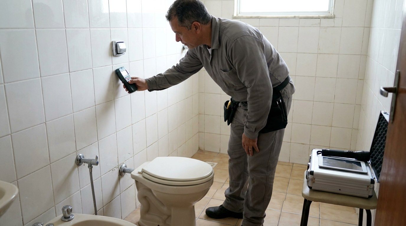 Inspeção de Vazamento no Banheiro em Taubaté‑SP