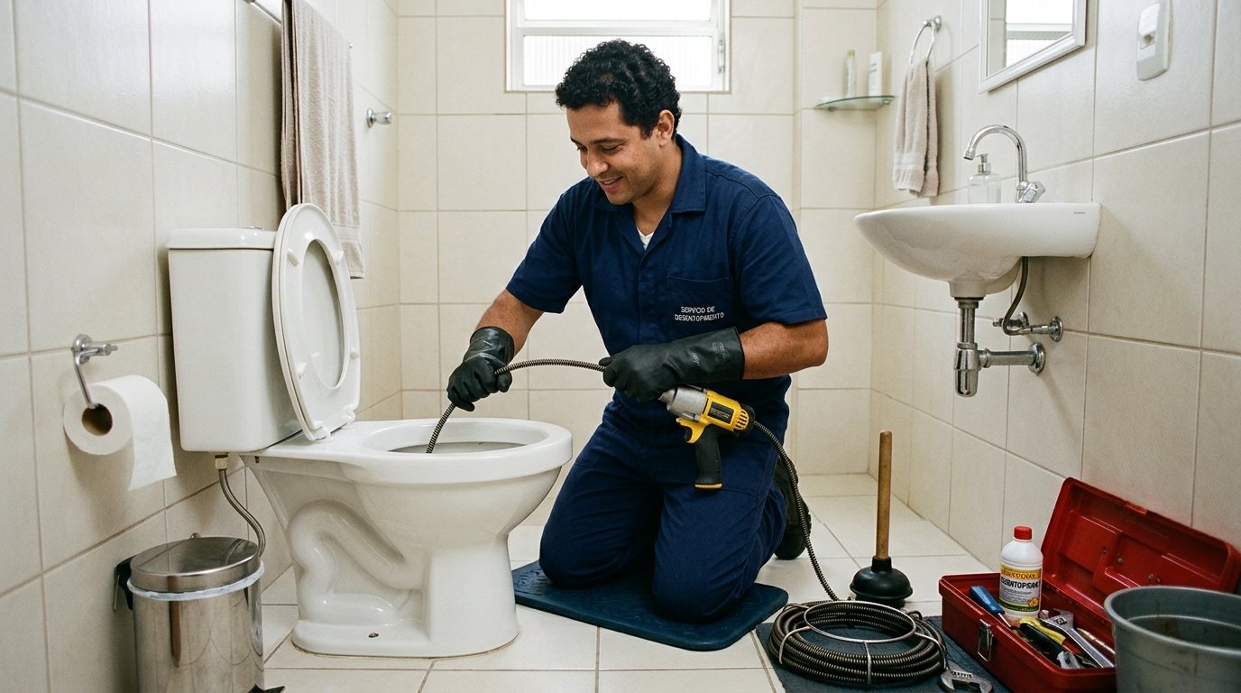 Manutenção no Banheiro em Taubaté‑SP