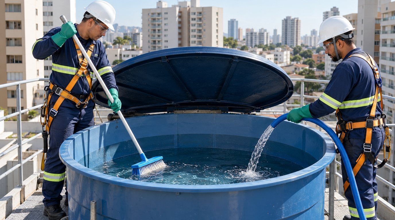 Reservatório de Condomínio em Taubaté‑SP